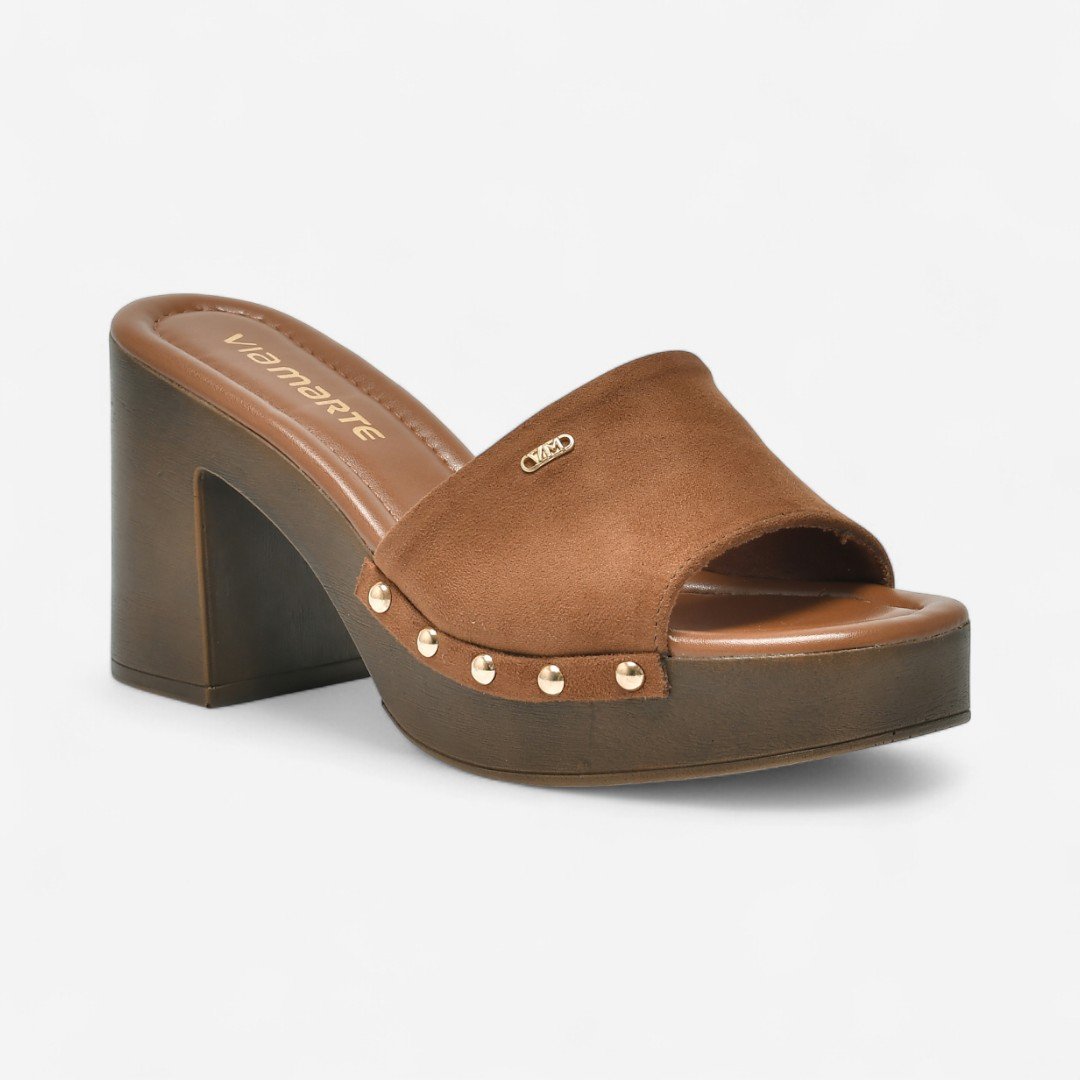 Tmanco Plataforma Via Marte Camurça Caramelo Caramelo 4