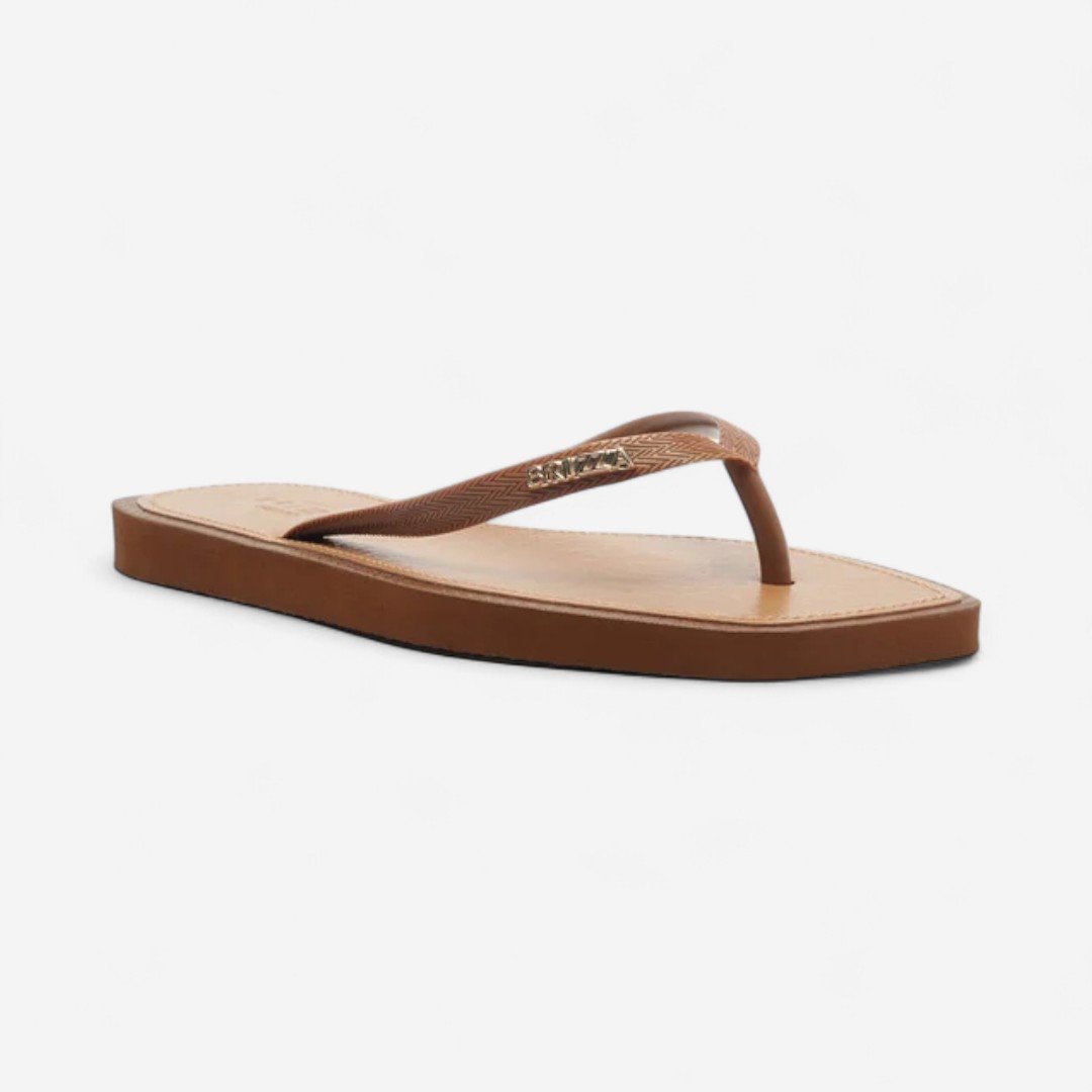 Chinelo De Dedo Recouro Square Brizza Marrom Marrom 3