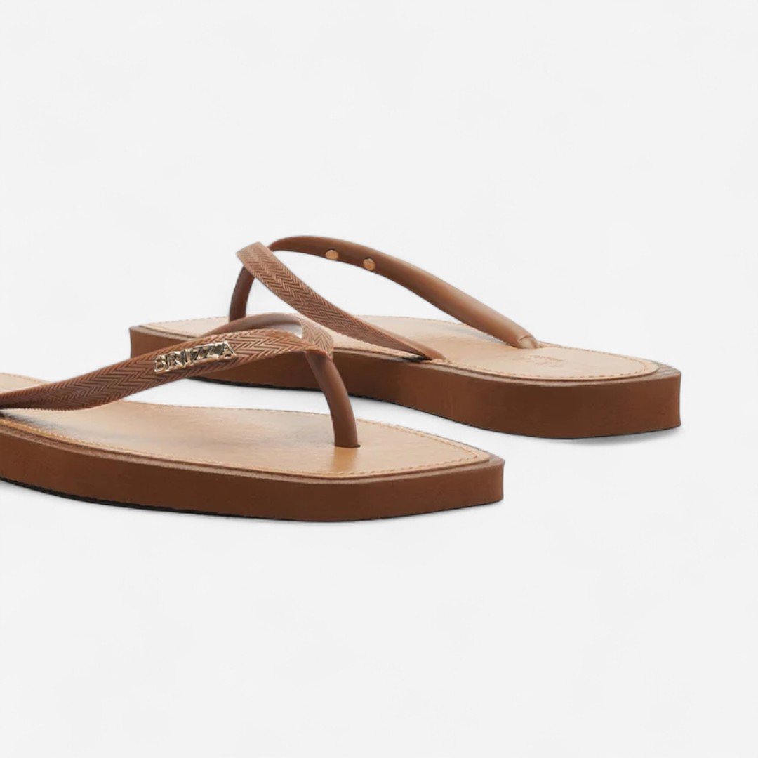 Chinelo De Dedo Recouro Square Brizza Marrom Marrom 4