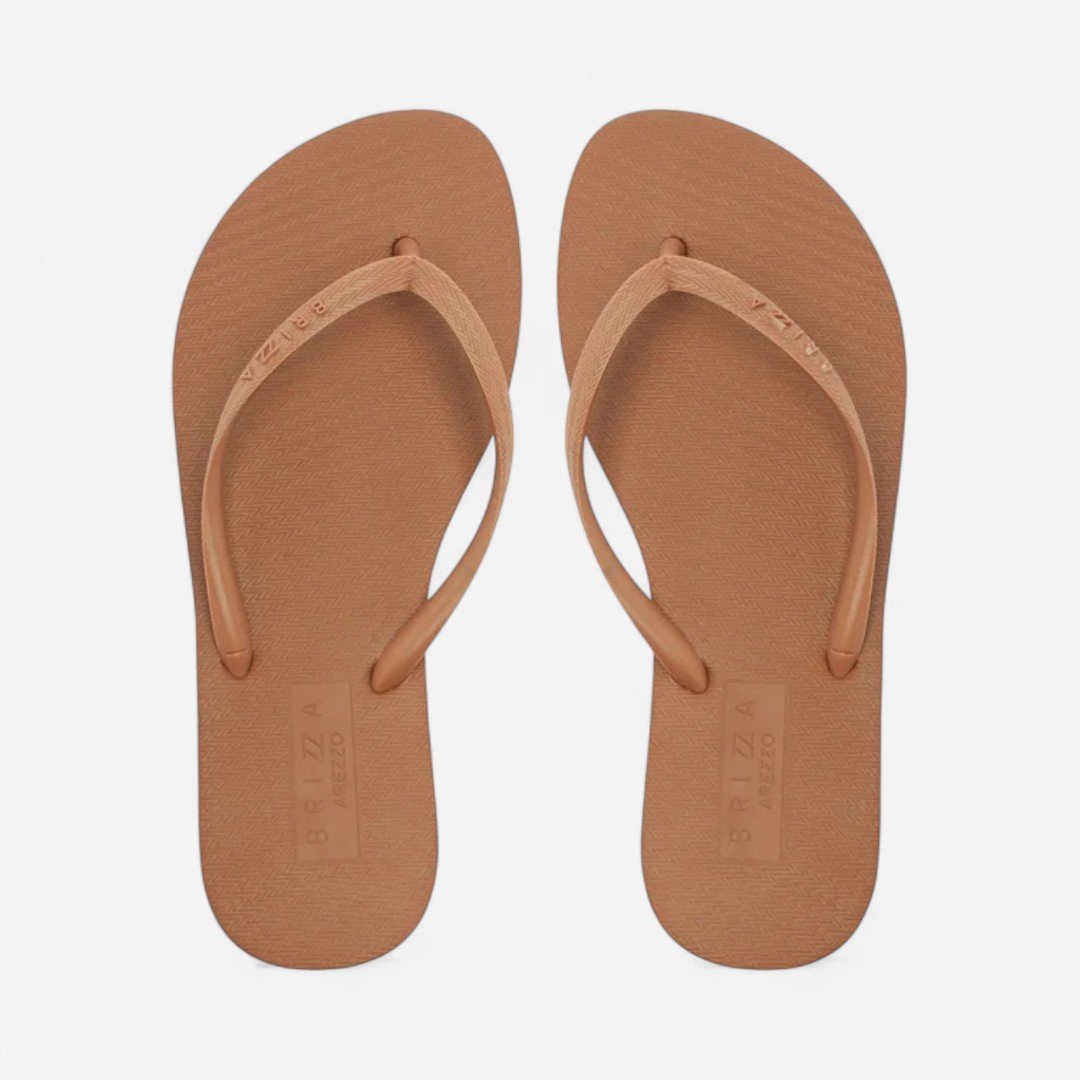 Chinelo De Dedo Essential Brizza Marrom Marrom 2