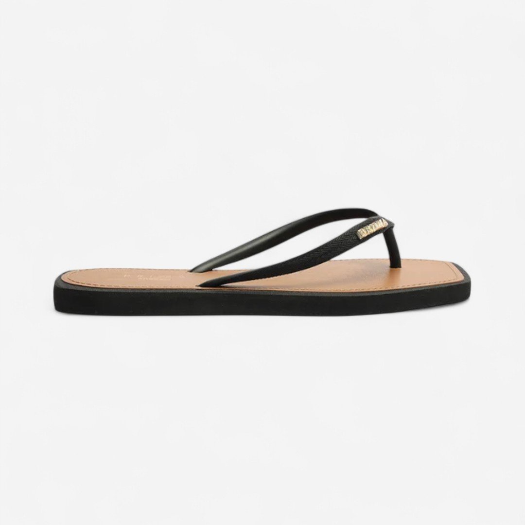 Chinelo De Dedo Recouro Square Brizza Preto