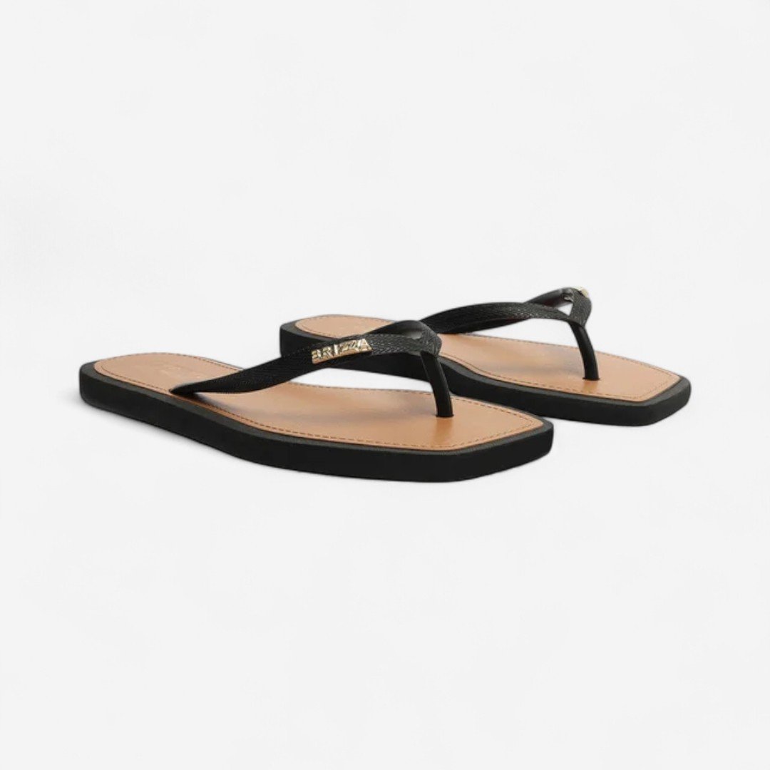 Chinelo De Dedo Recouro Square Brizza Preto Preto 3