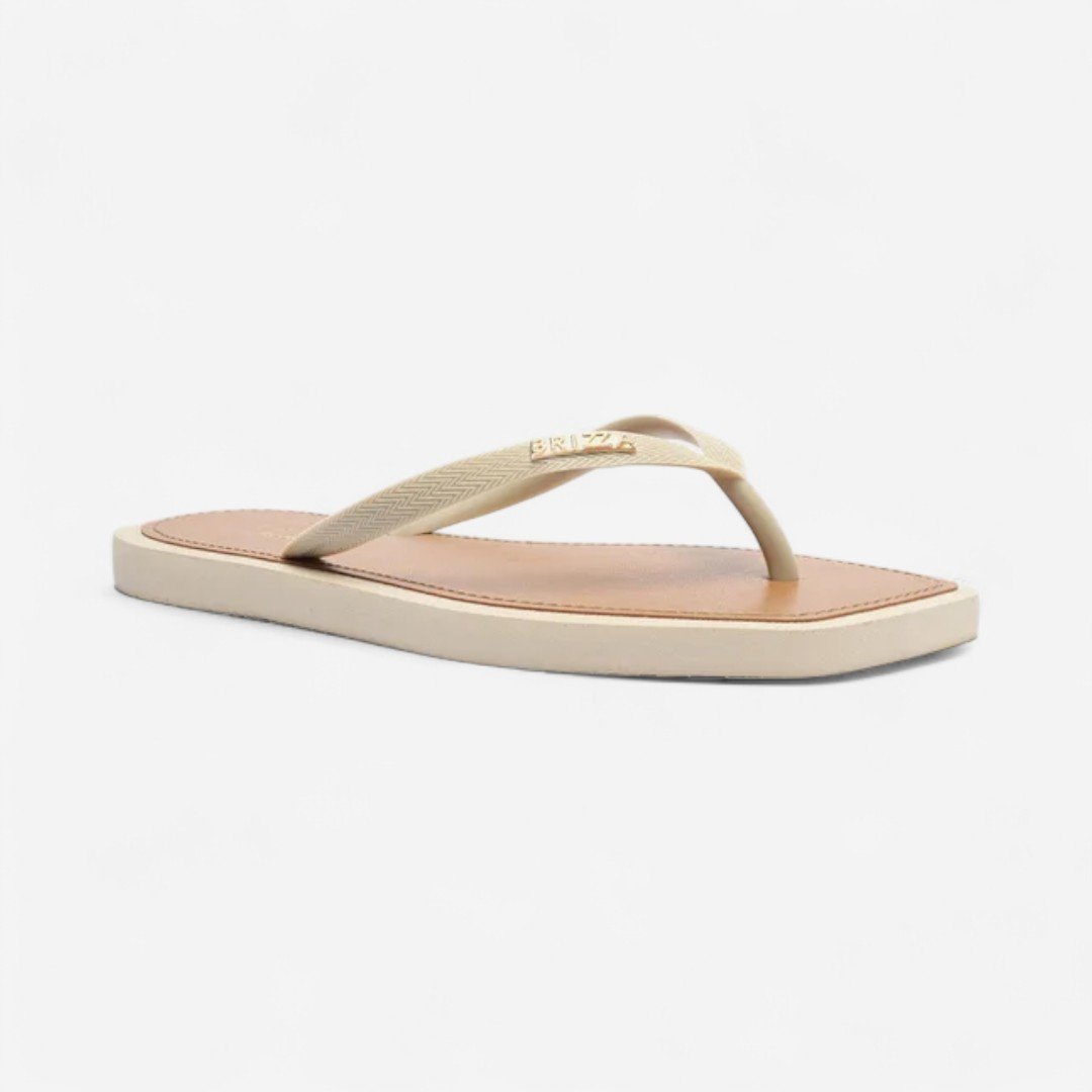 Chinelo De Dedo Recouro Square Brizza Off White Bege 3