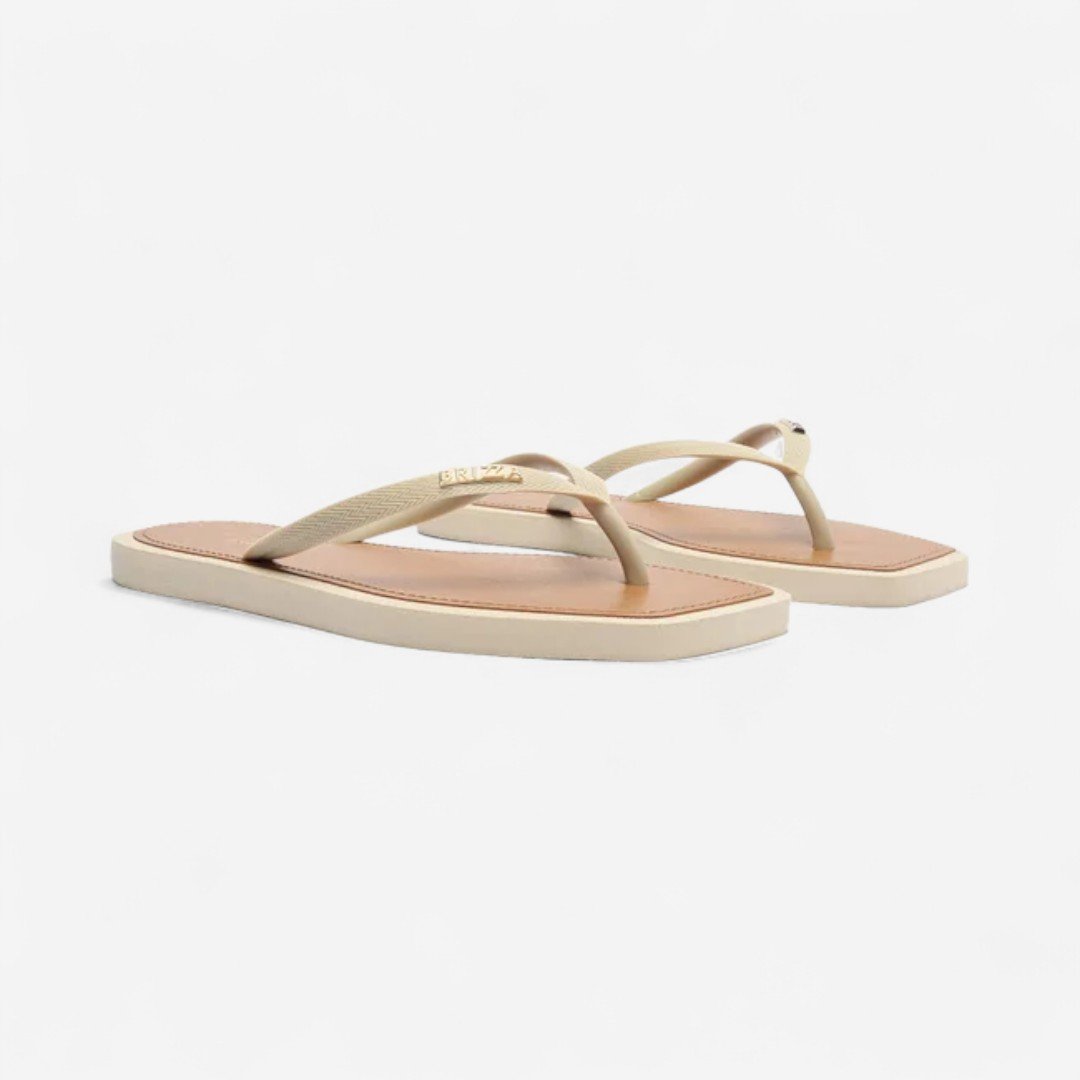 Chinelo De Dedo Recouro Square Brizza Off White Bege 4