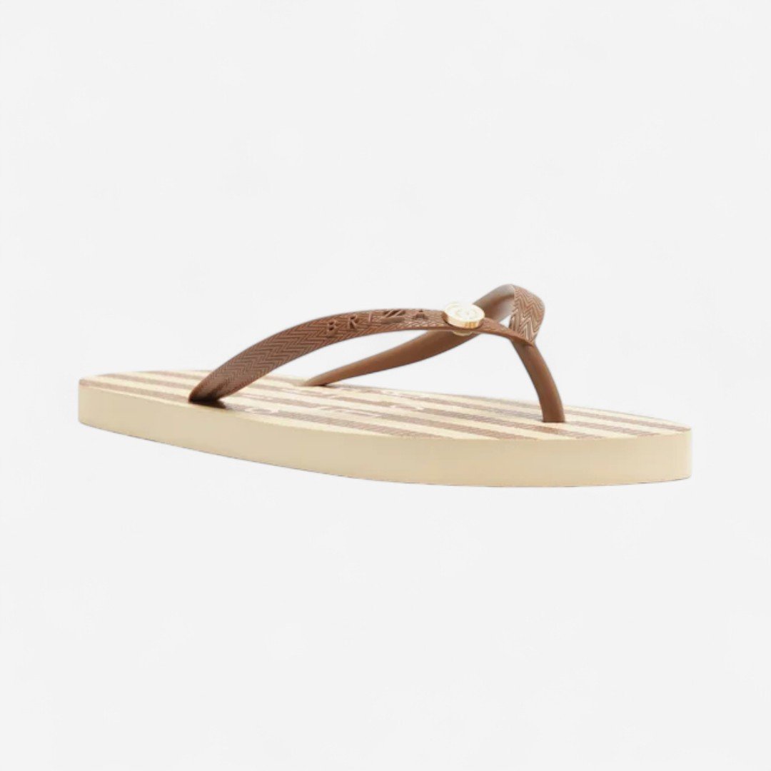 Chinelo De Dedo Brizza Listrado Easy Bacio Di Latte Marrom Marrom 3