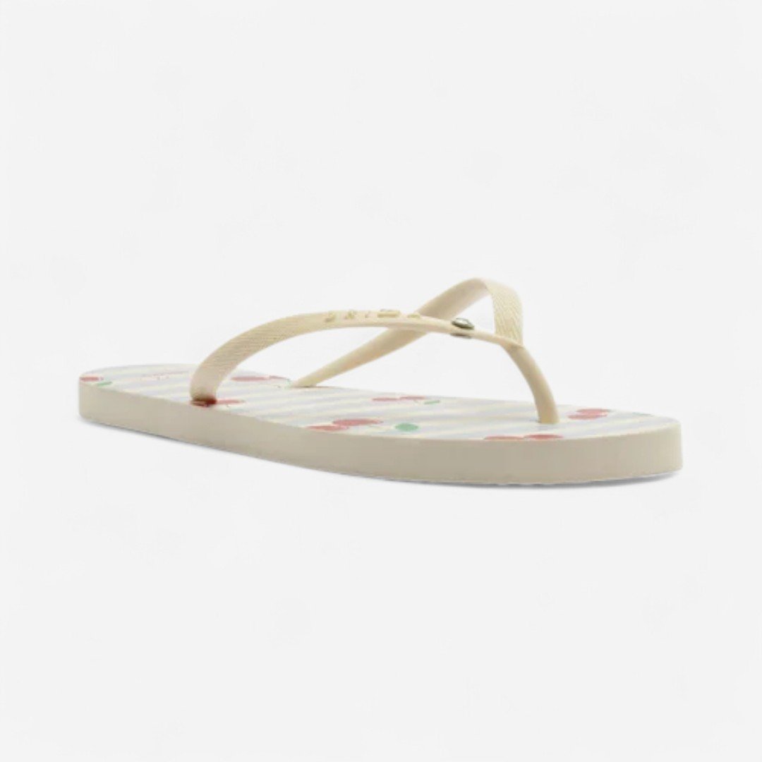 Chinelo De Dedo Brizza Essential Cereja Branco Branco 3