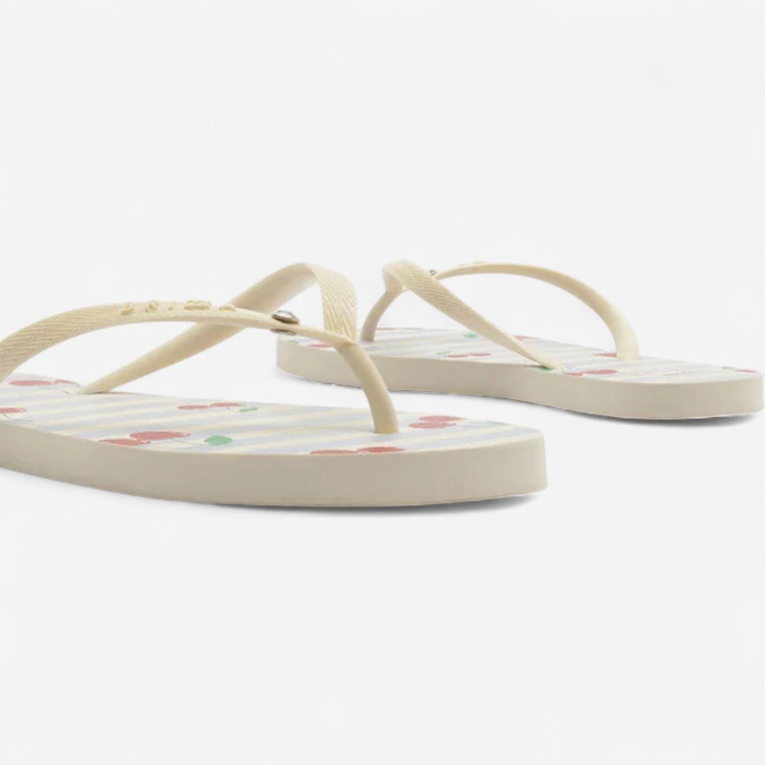 Chinelo De Dedo Brizza Essential Cereja Branco Branco 4