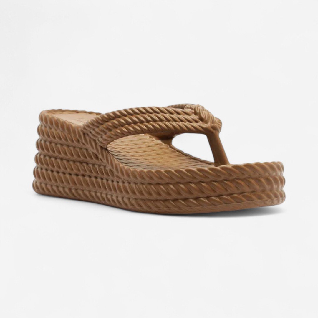 Tamanco Brizza Flatform Marrocos Sun Marrom Marrom 3