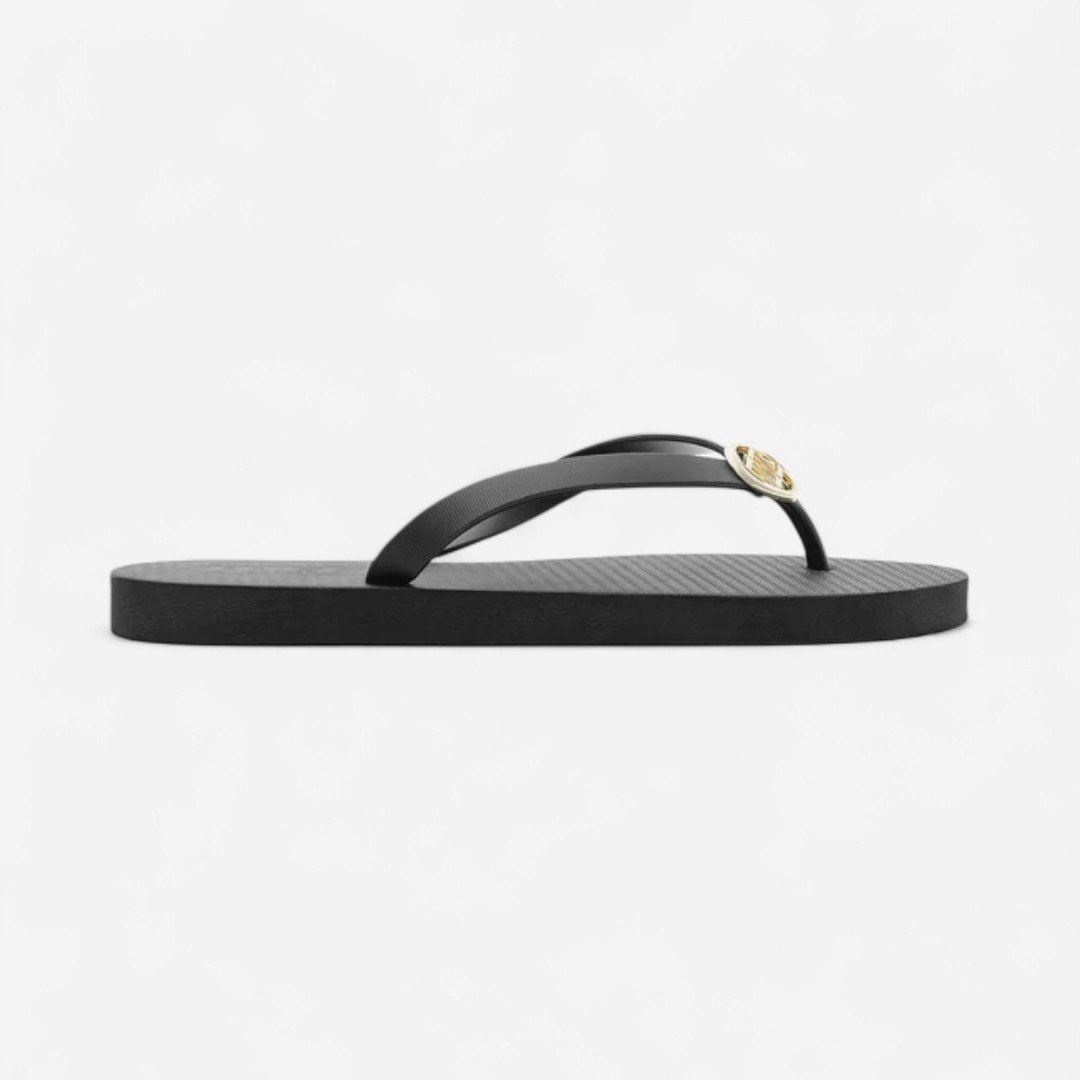 Chinelo Brizza Essential Metal ZZ Preto Preto 2