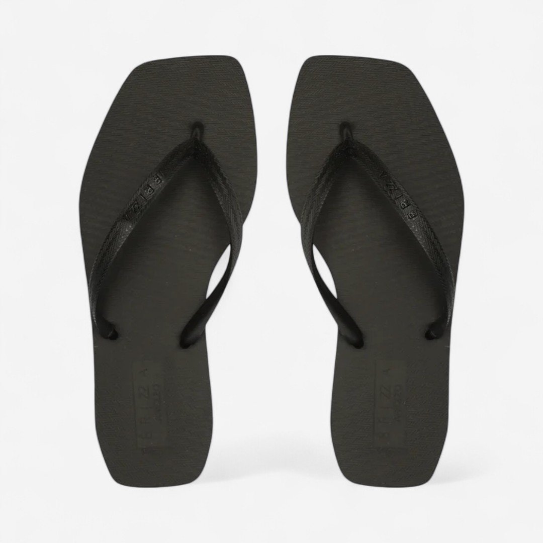 Chinelo De Dedo Brizza Básico Square Preto