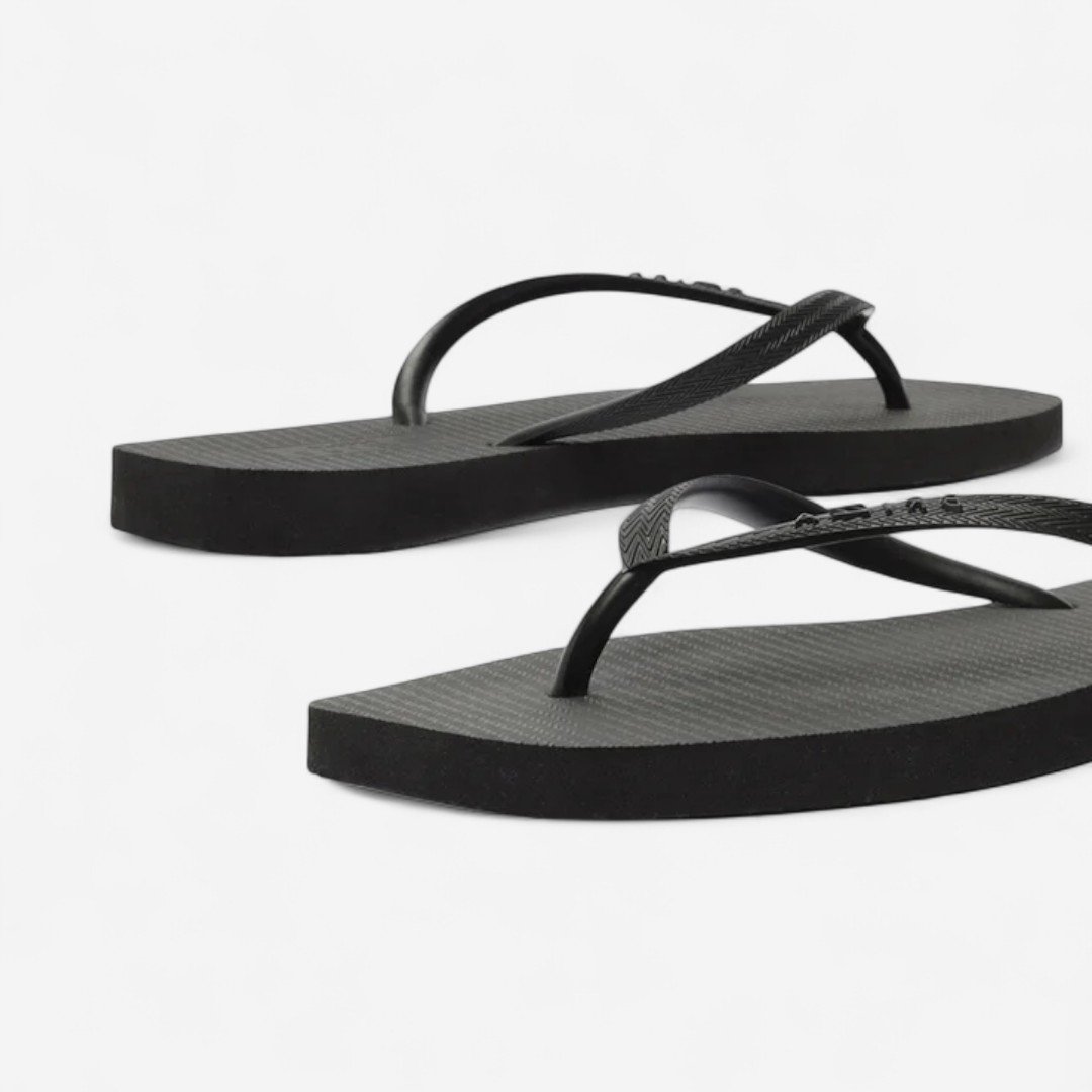 Chinelo De Dedo Brizza Básico Square Preto Preto 5