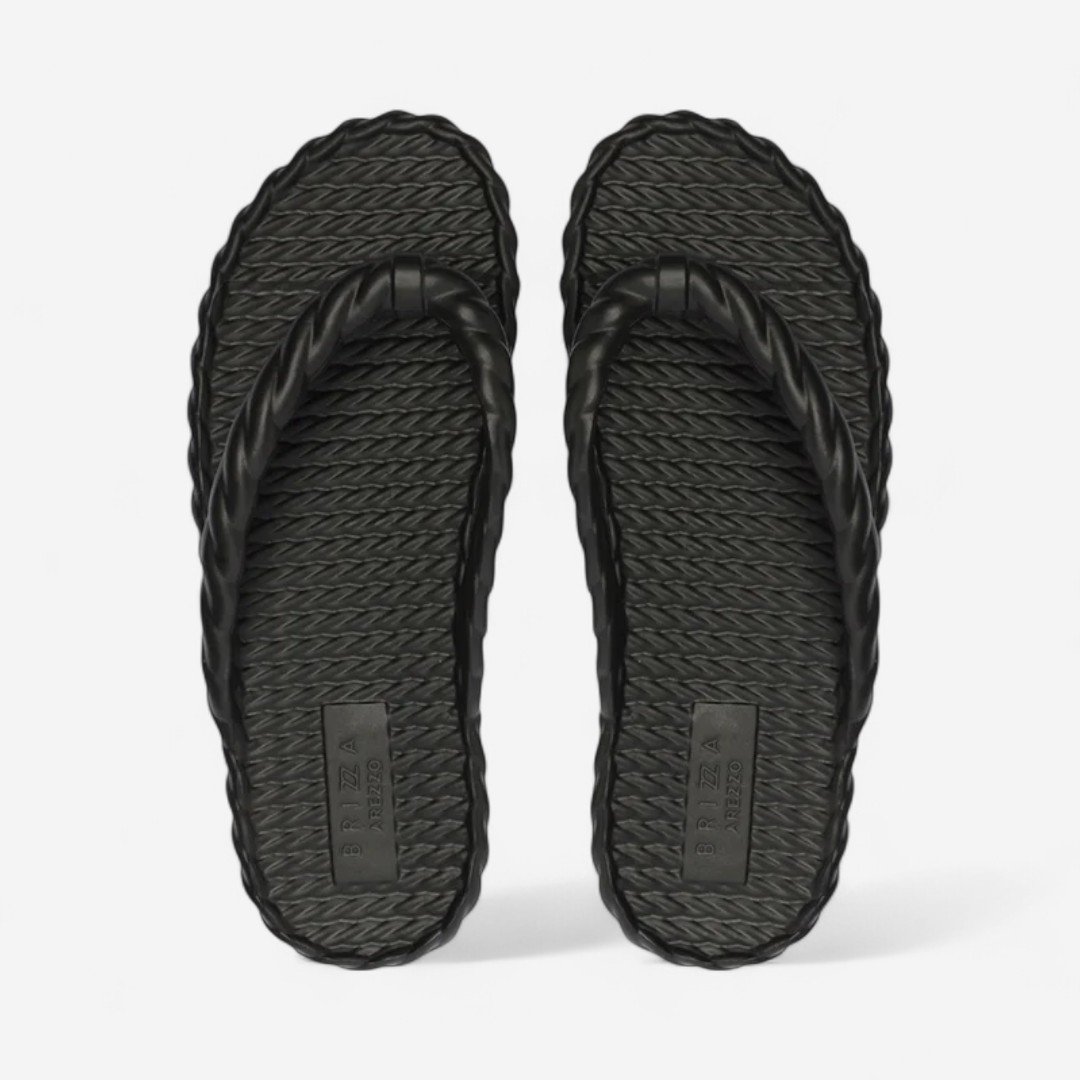 Chinelo De Dedo Brizza Marrocos Preto Preto 3