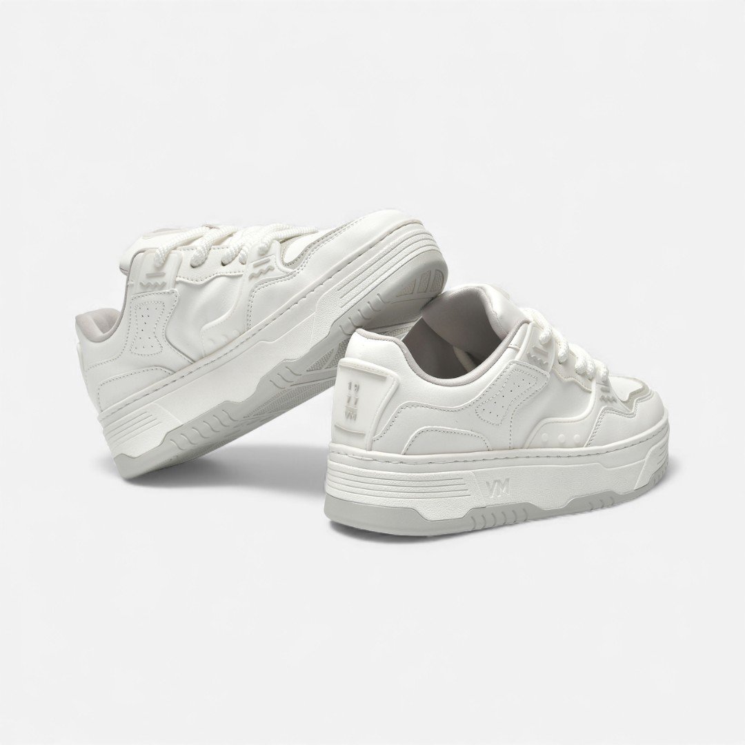 Tênis Via Marte Casual Plataforma Branco Branco 3