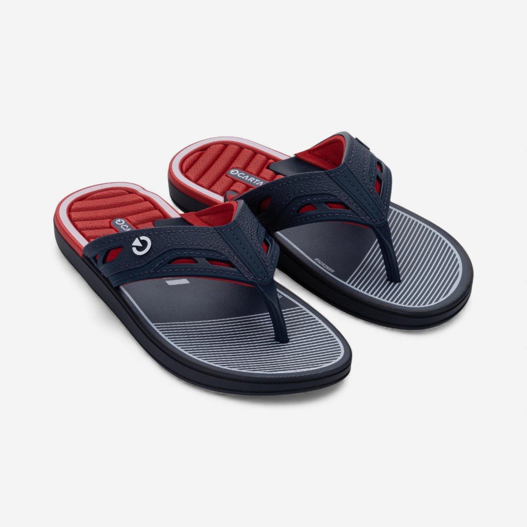 Chinelo De Dedo Infantil Dallas Cartago Azul