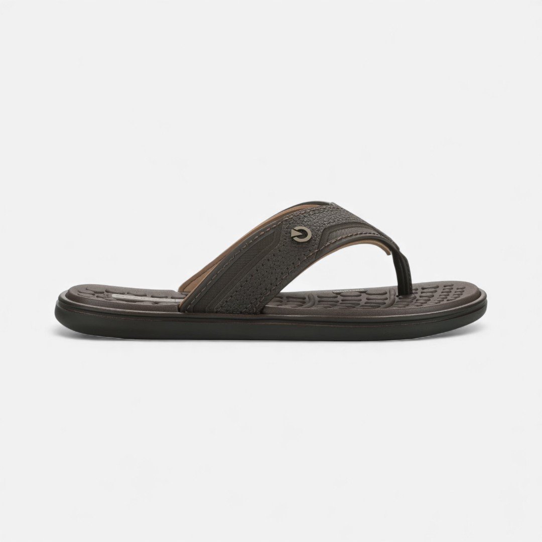 Chinelo de Dedo Infantil Veneto III Cartago Marrom Marrom 2