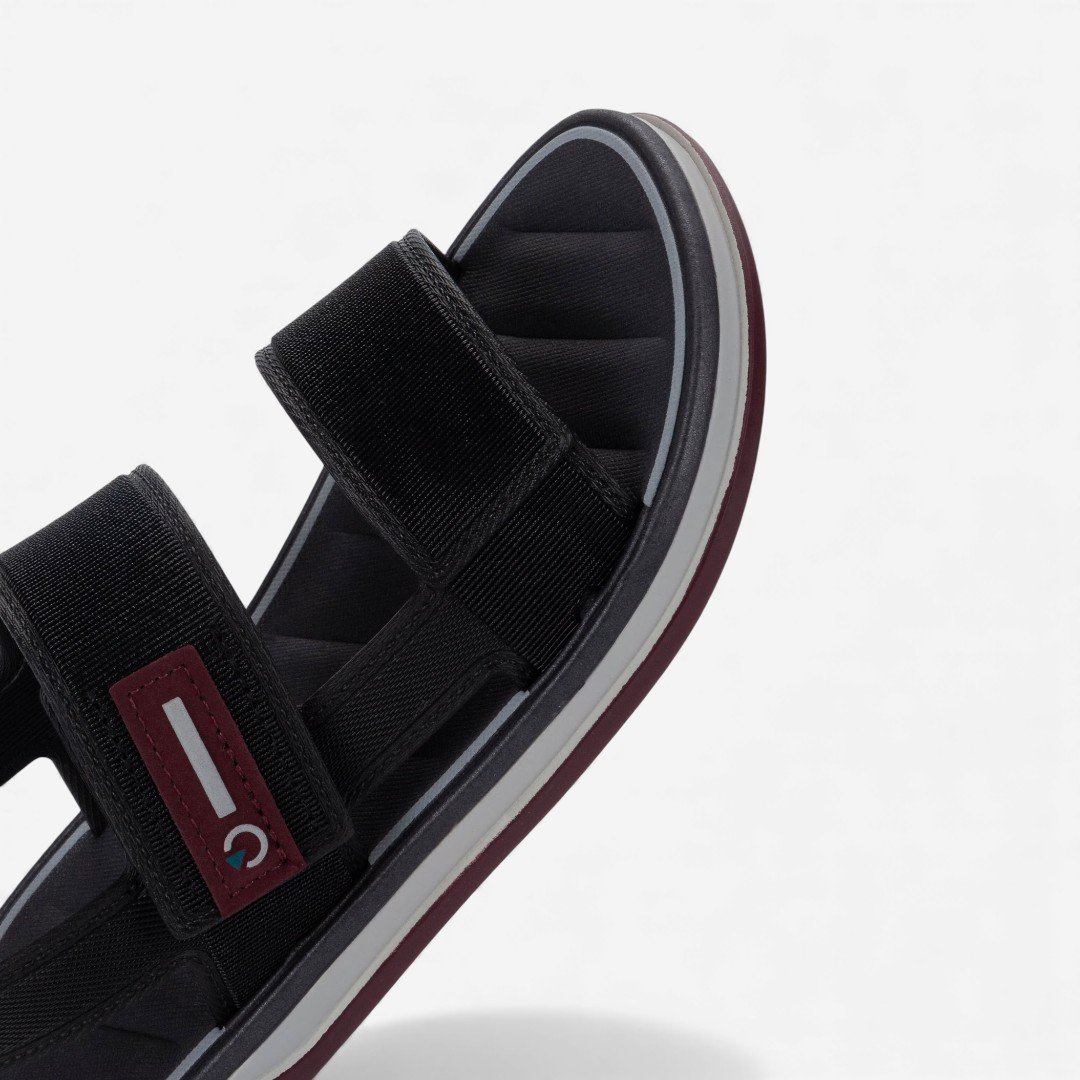 Sandália Infantil Malaga Sport Cartago Preta Preto 4