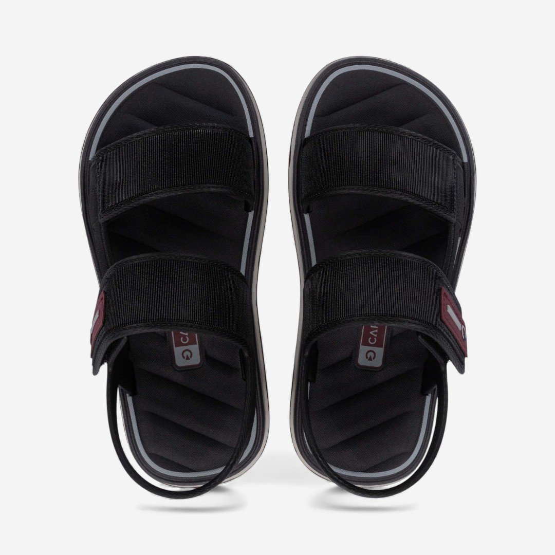 Sandália Infantil Malaga Sport Cartago Preta Preto 3