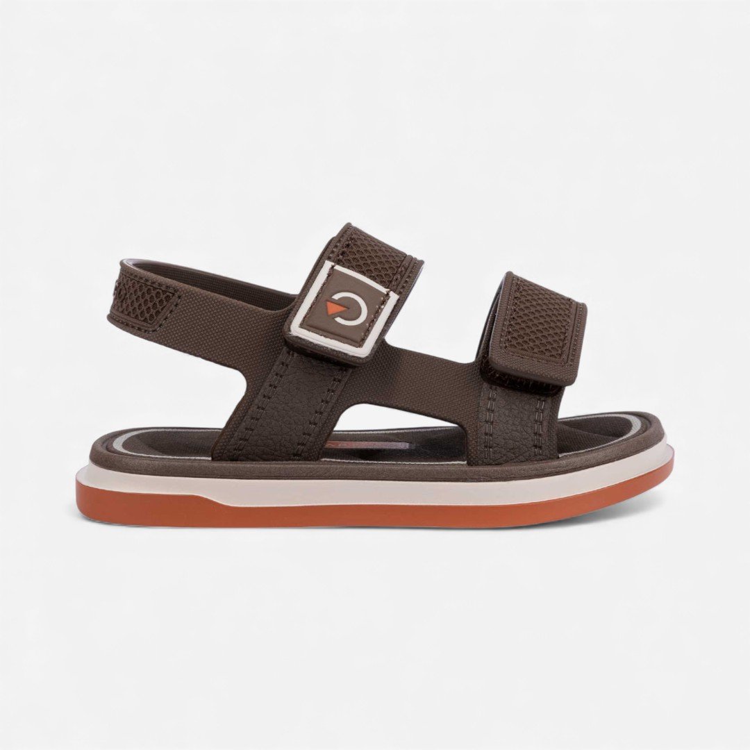 Sandália de Bebê Malaga Sport II Cartago Marrom Bege/Marrom 2