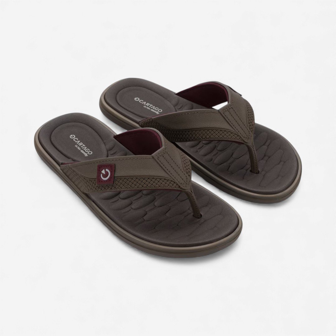 Chinelo Cartago Malta VII Masculino Marrom