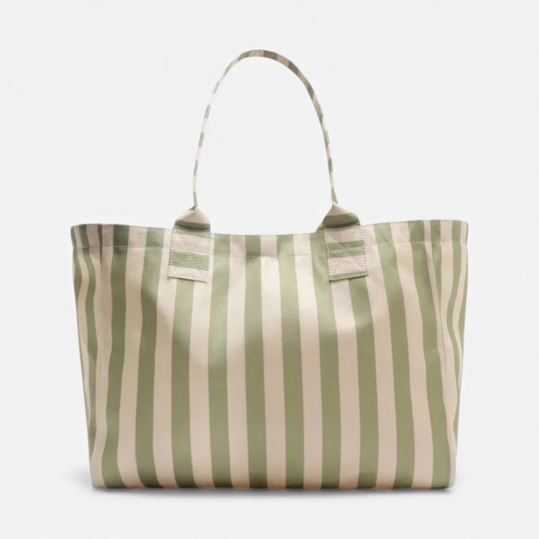 Bolsa Shopping Listrada Grande Brizza Bacio Di Latte Verde Verde 4