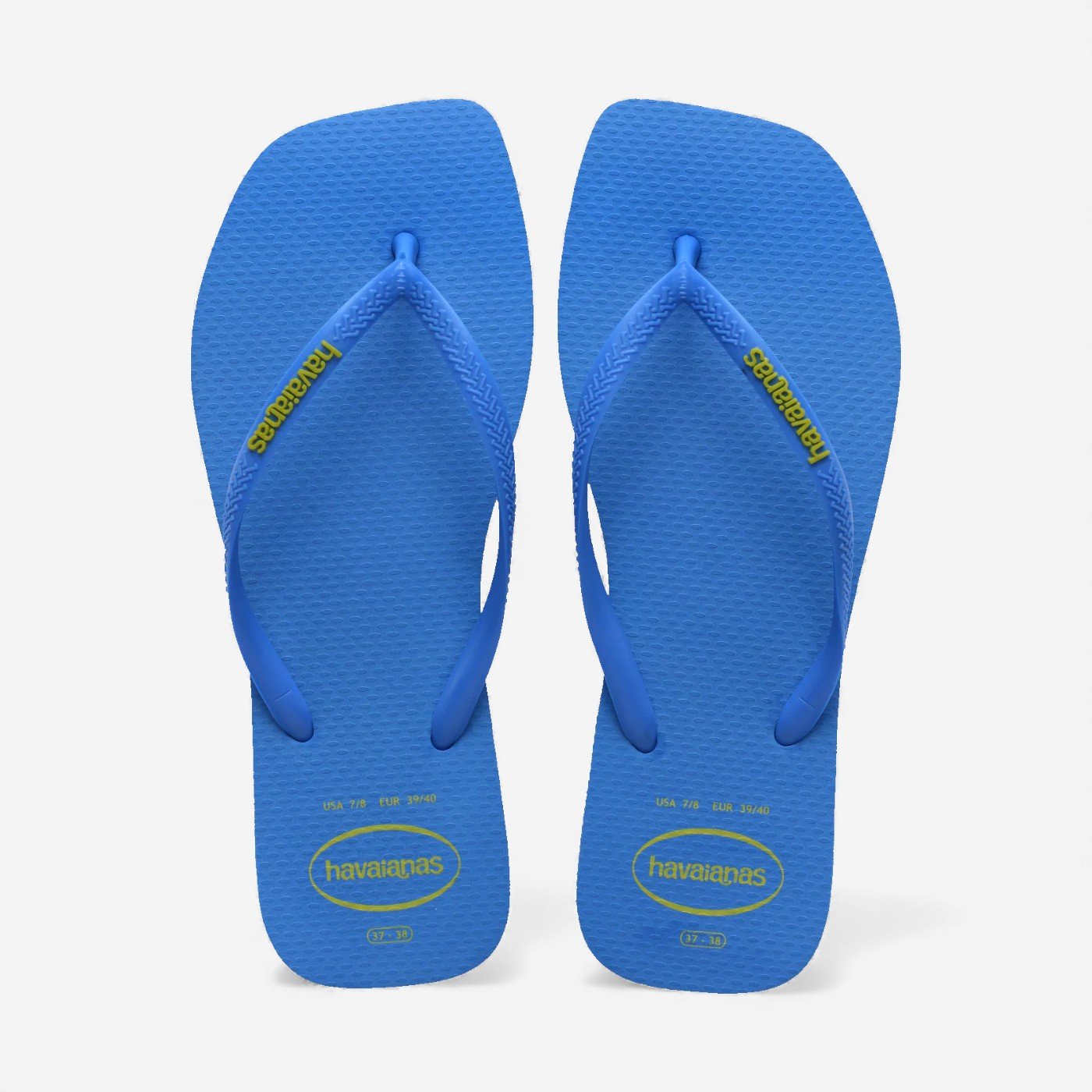 Chinelo Havaianas Slim Square Logo Pop Up
