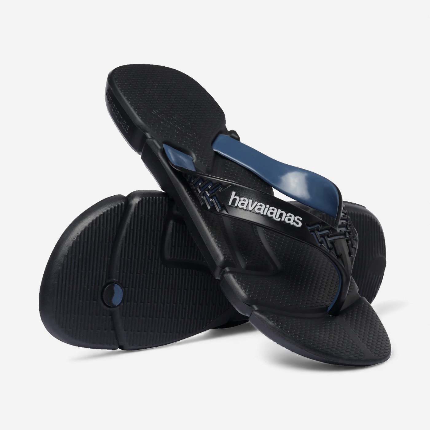 Chinelo Havaianas Power 2.0 Preto Preto/Azul 4