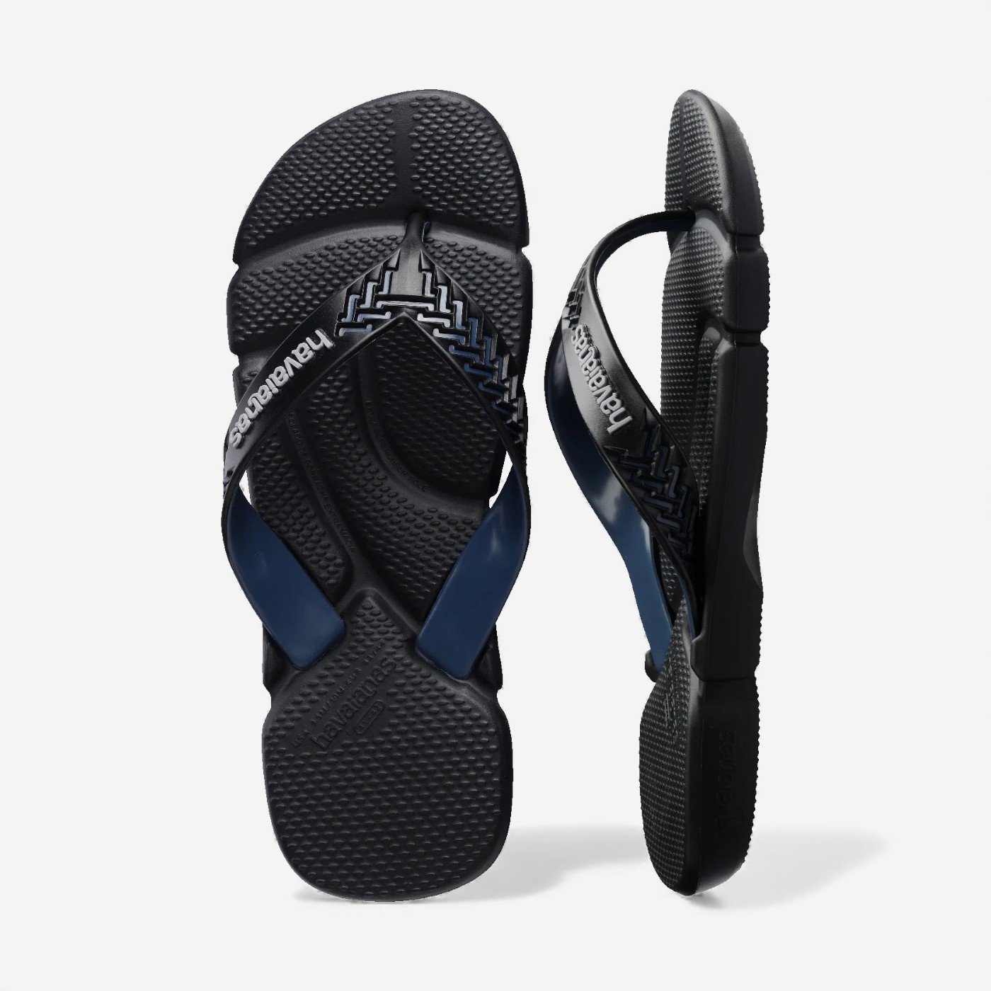 Chinelo Havaianas Power 2.0 Preto Preto/Azul 5