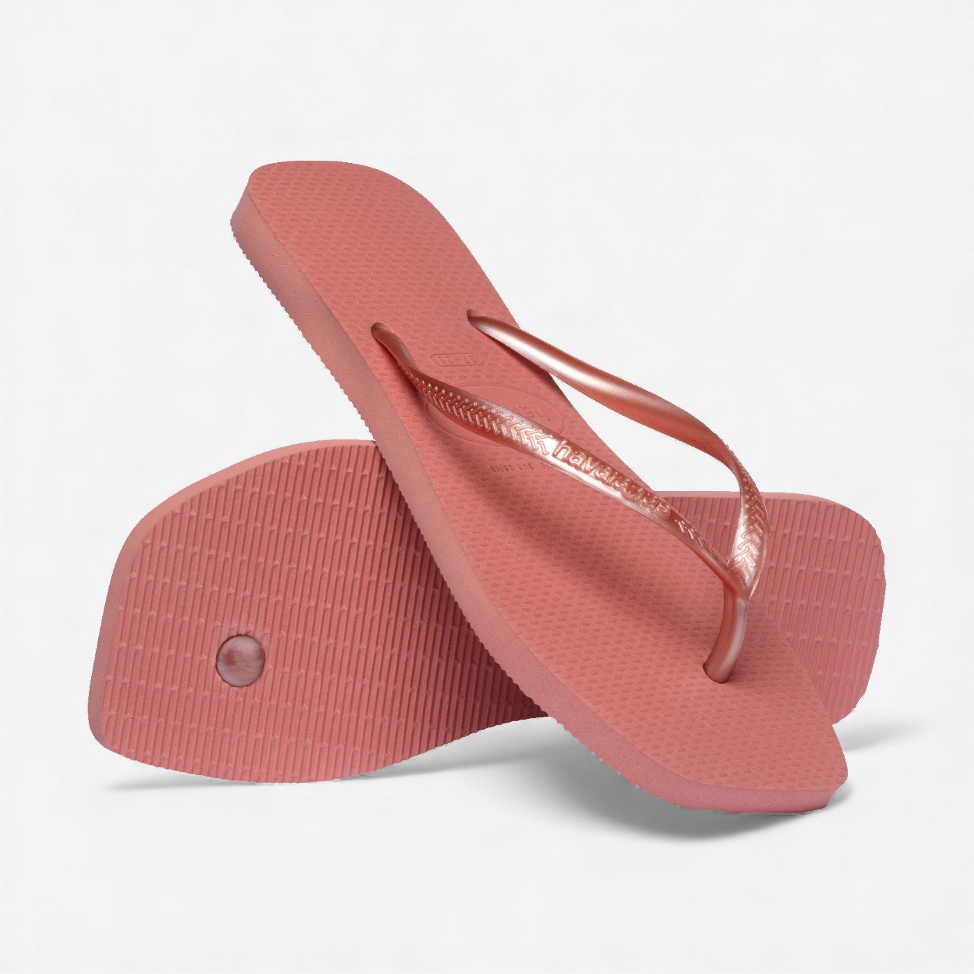 Chinelo Havaianas Slim Square Rosa Rosa 4