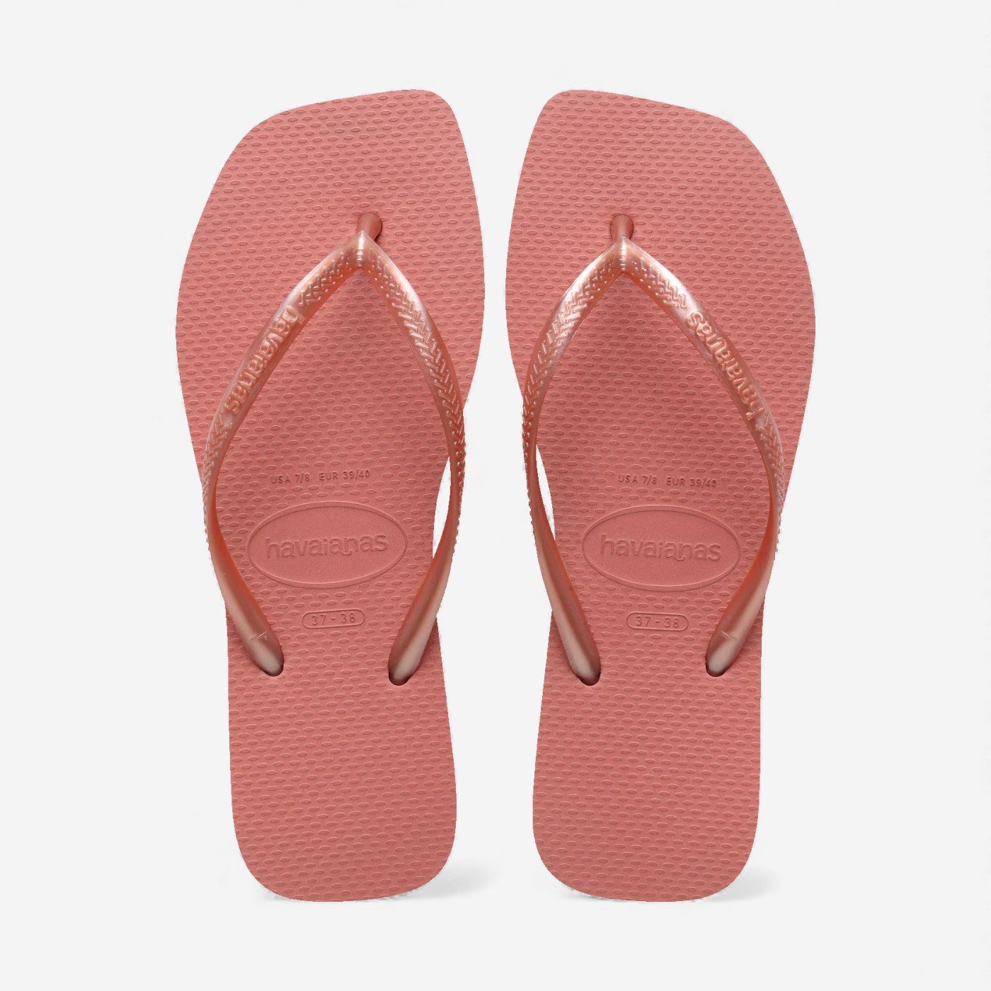 Chinelo Havaianas Slim Square Rosa Rosa 1