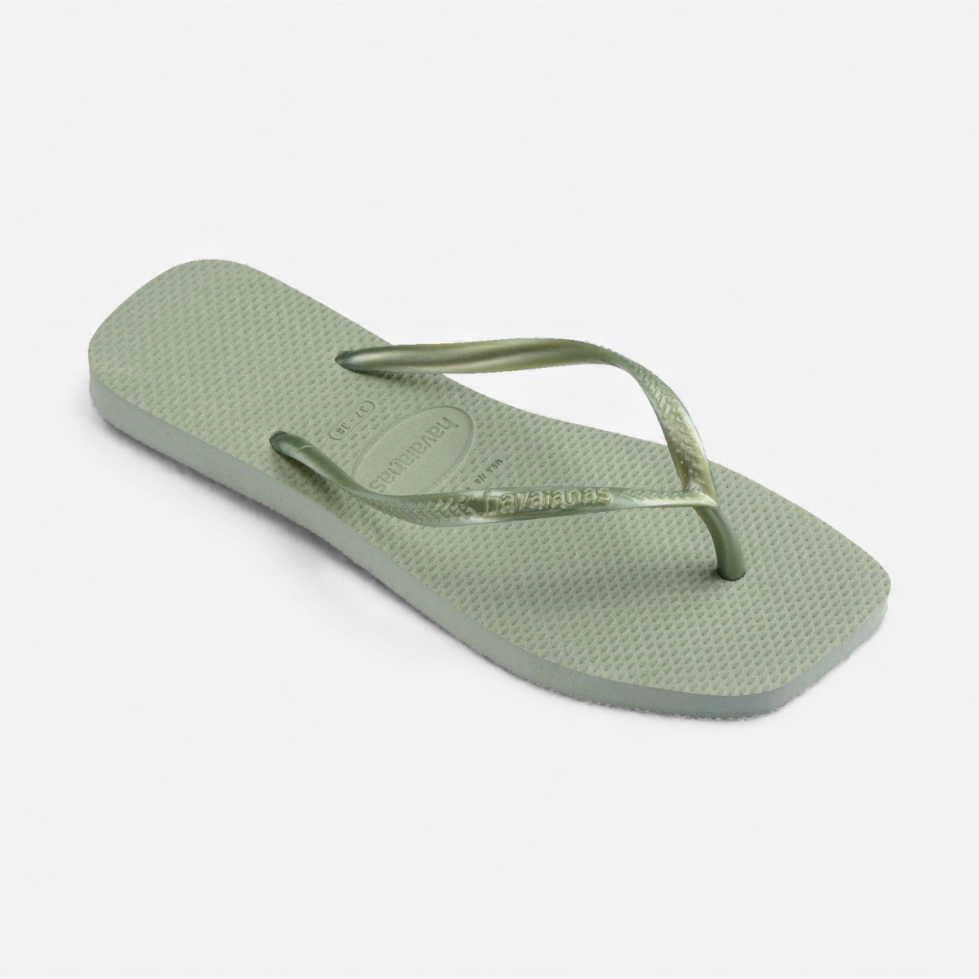 Chinelo Havaianas Slim Square Verde Verde 3