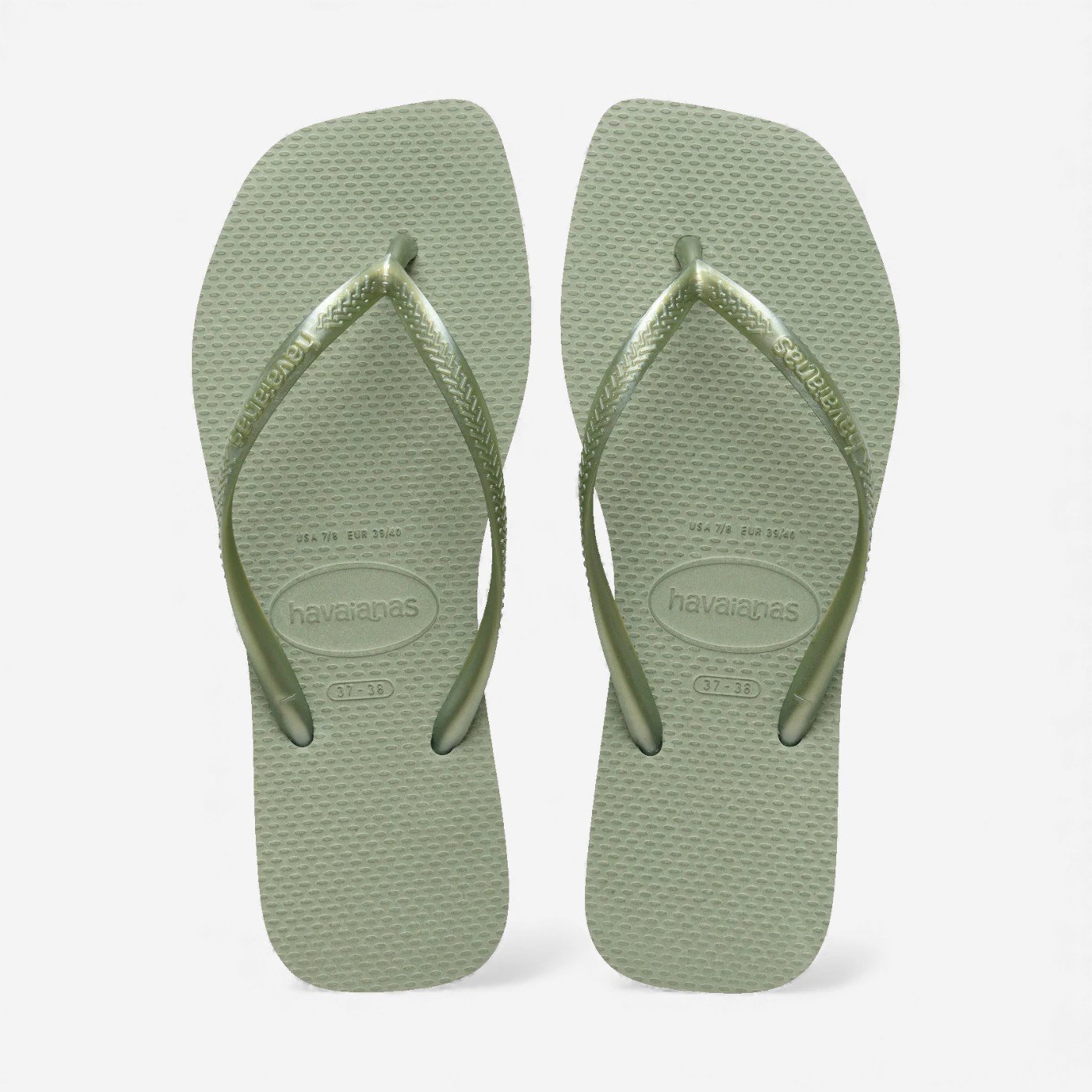 Chinelo Havaianas Slim Square Verde