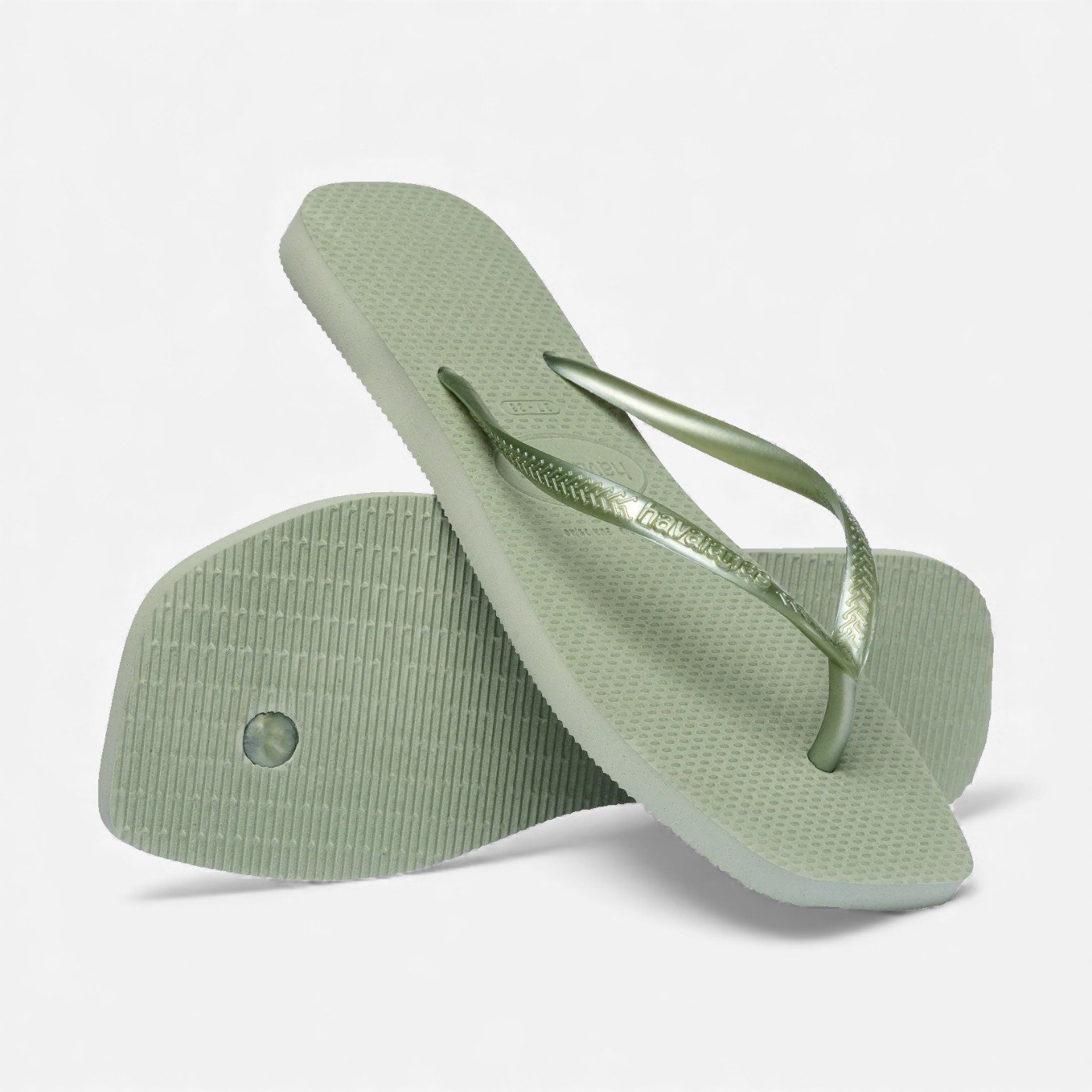 Chinelo Havaianas Slim Square Verde Verde 4