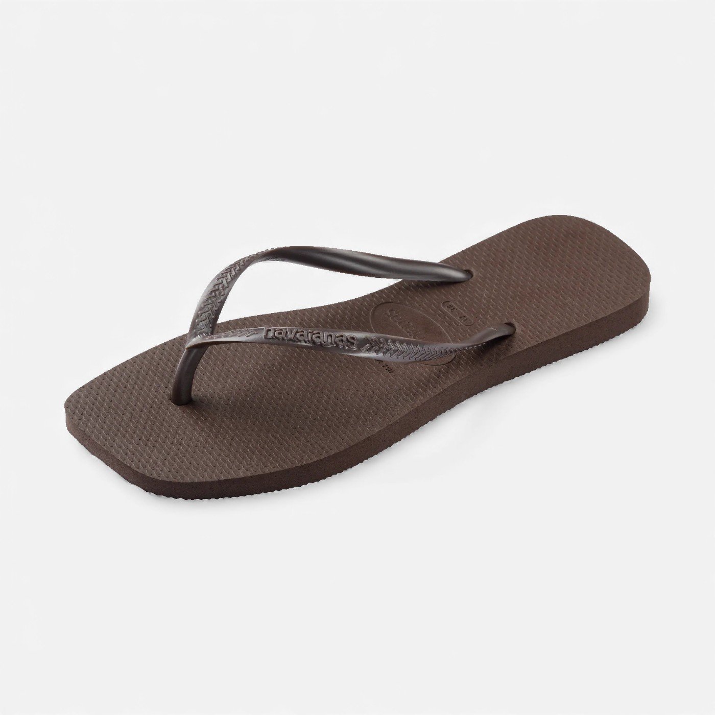 Chinelo Havaianas Slim Square Café Café 6