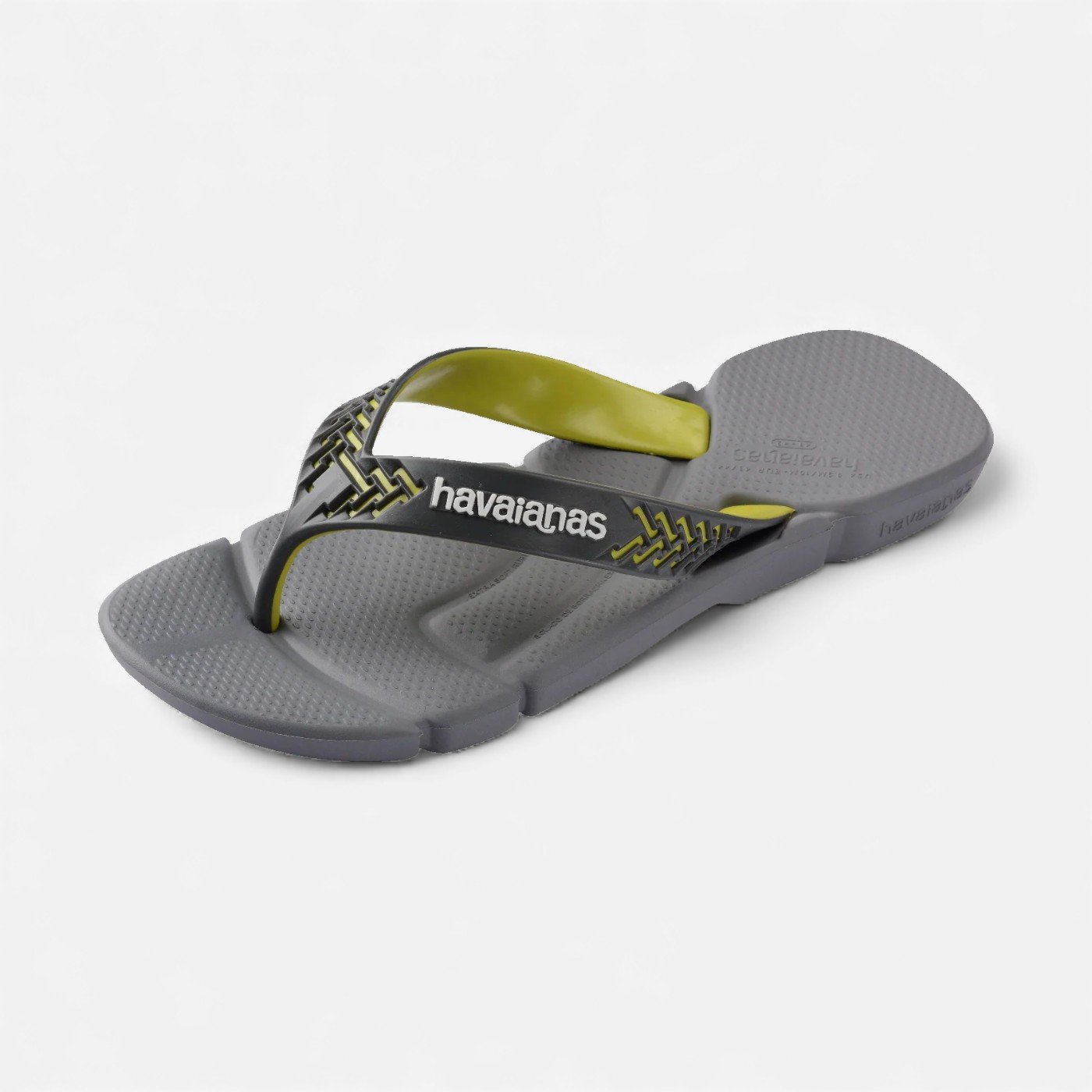 Chinelo Havaianas Power 2.0 Cinza Cinza/Amarelo 6