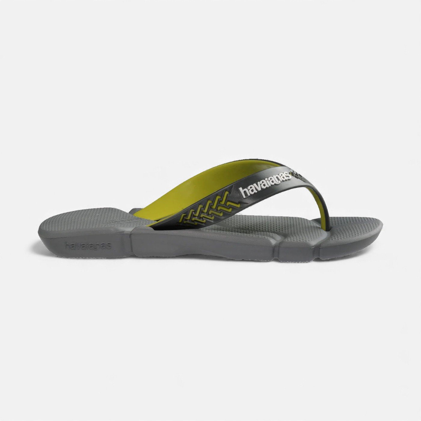 Chinelo Havaianas Power 2.0 Cinza Cinza/Amarelo 2