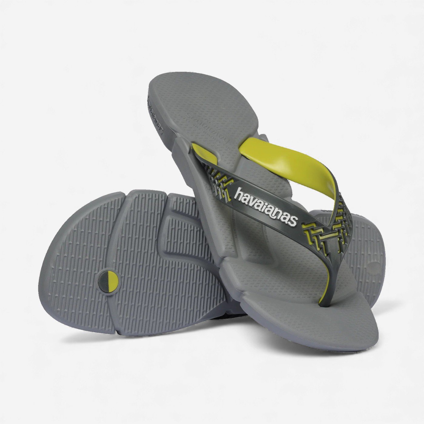 Chinelo Havaianas Power 2.0 Cinza Cinza/Amarelo 4