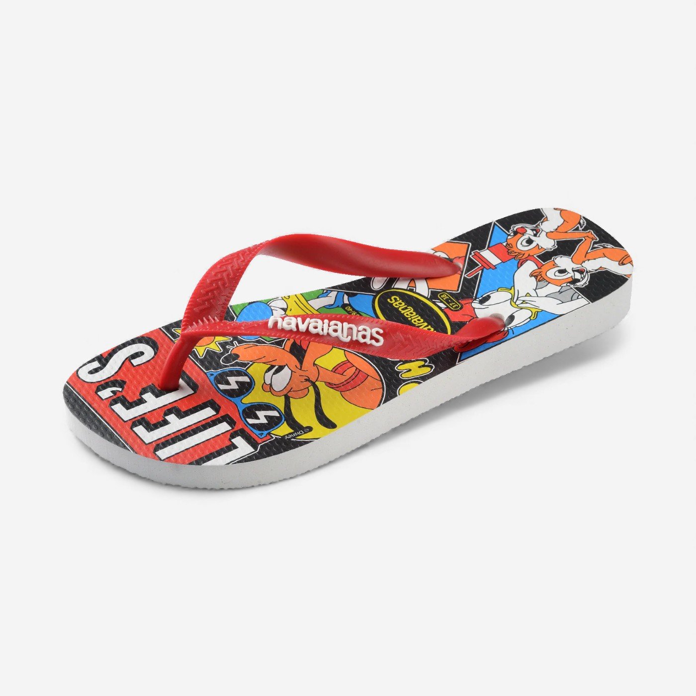Chinelo Havaianas Top Disney Clássicos Vermelho 6