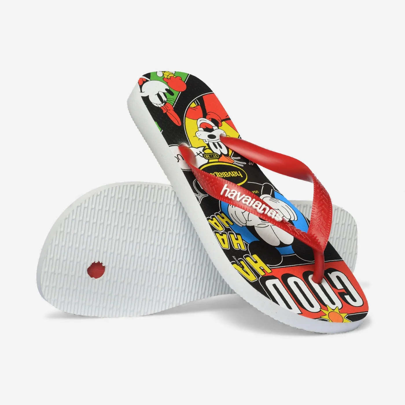 Chinelo Havaianas Top Disney Clássicos Vermelho 4