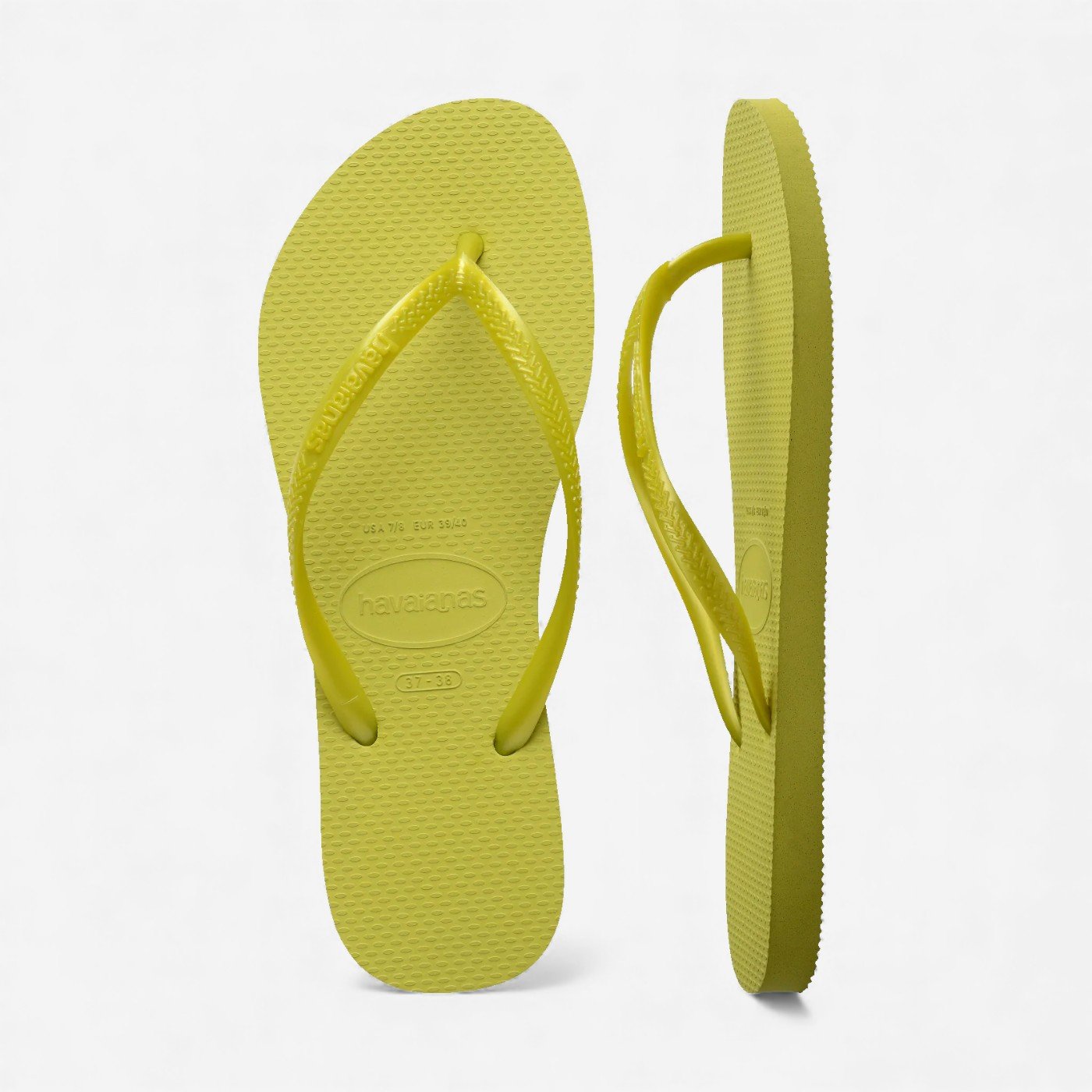 Chinelo Havaianas Slim Verde Amarelo 5