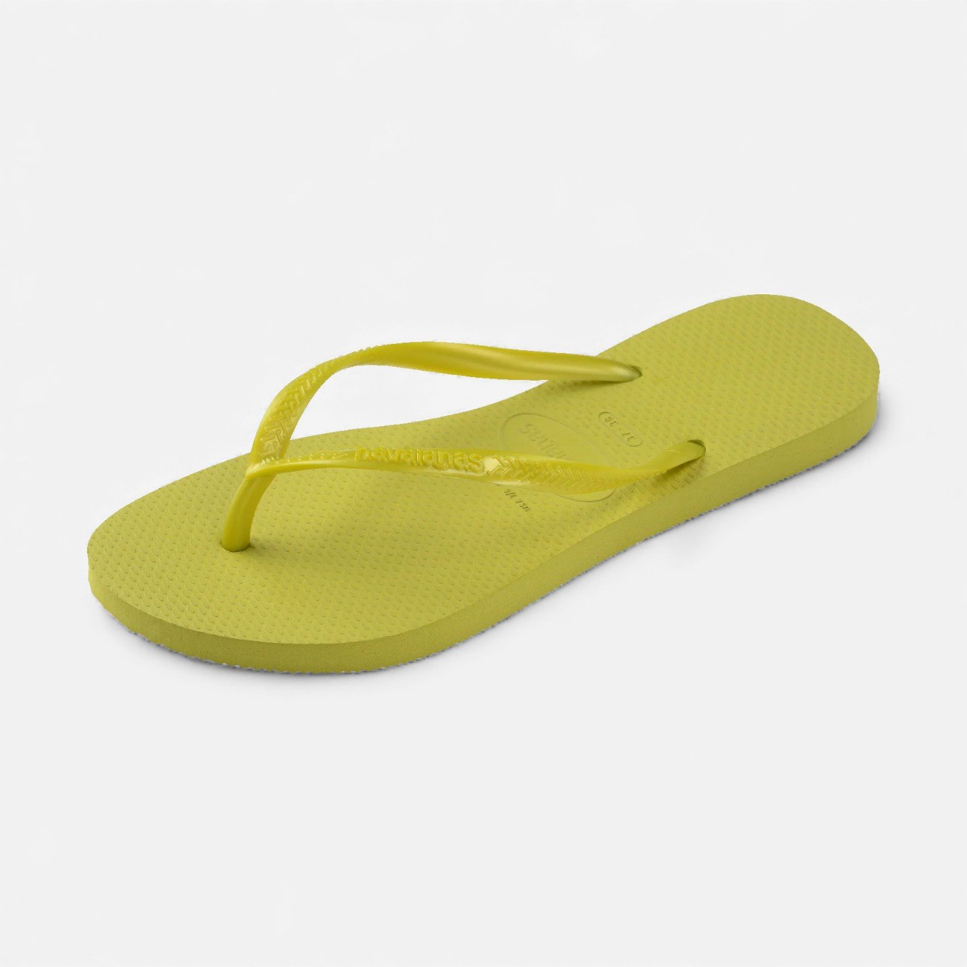 Chinelo Havaianas Slim Verde Amarelo 6