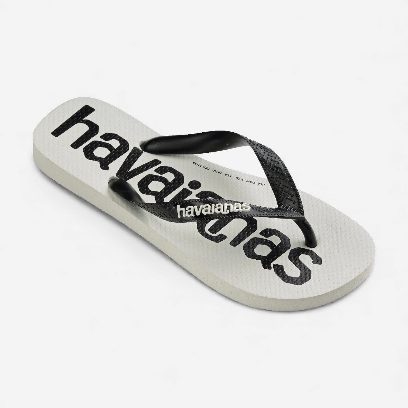 Chinelo Havaianas Top Logomania II Branco/Preto 3