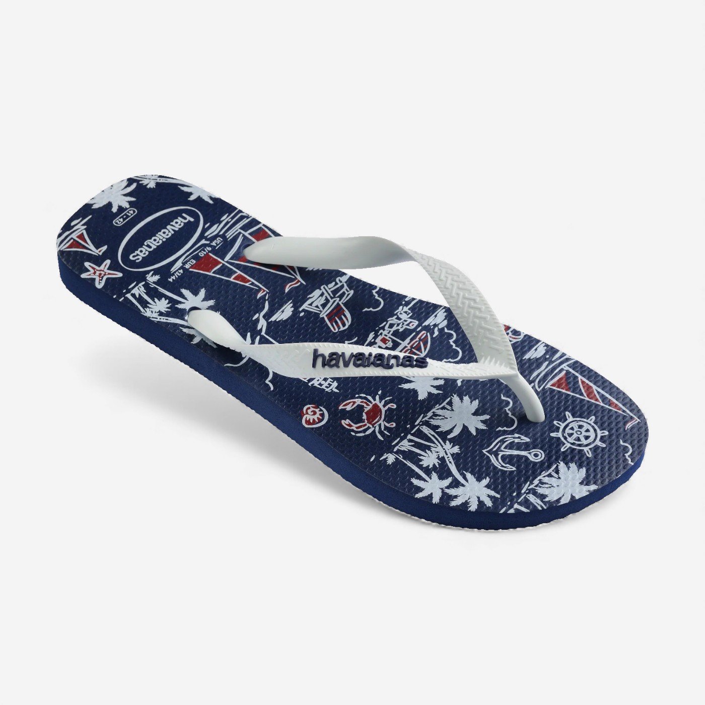 Chinelo Havaianas Top Nautical Marinho Azul Marinho/Branco 3