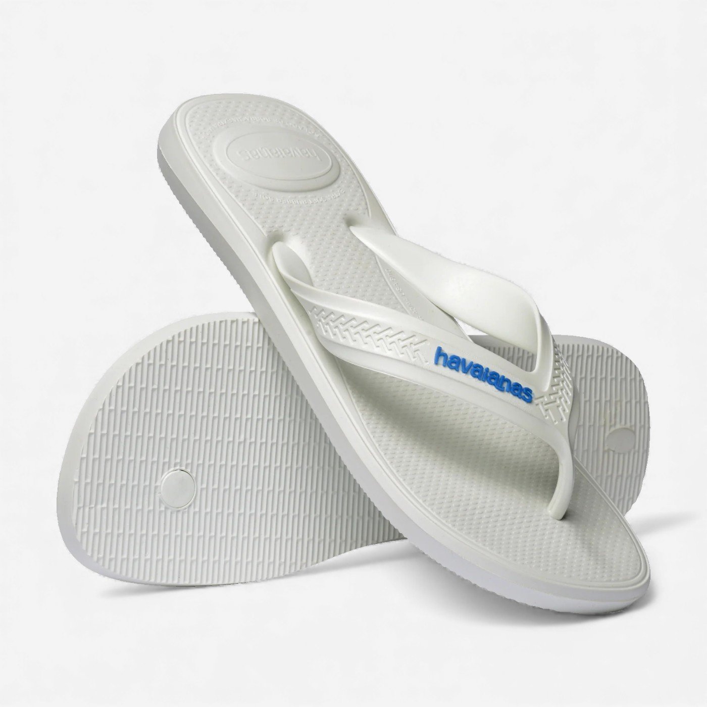 Chinelo Havaianas Top Max Comfort Branco Branco/Azul 4