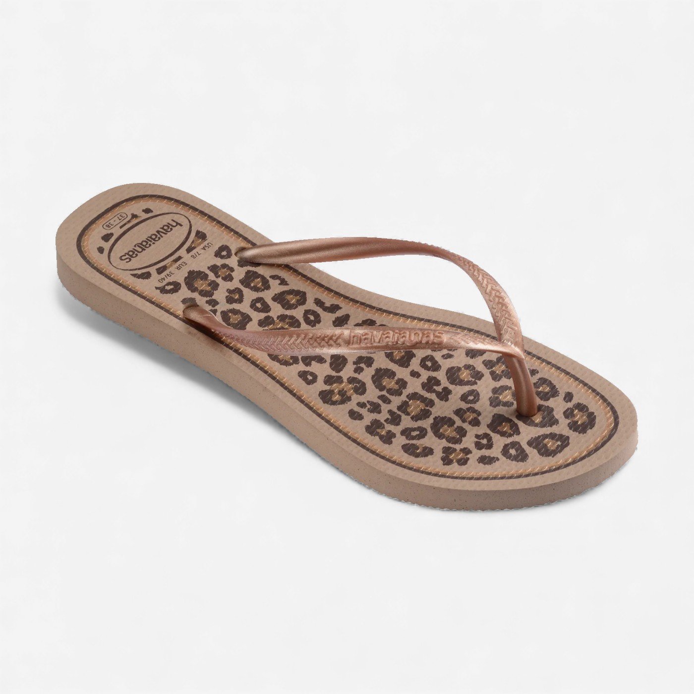 Chinelo Havaianas Slim Animals Rose Gold Rose Gold 3