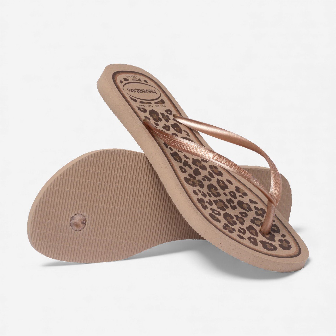 Chinelo Havaianas Slim Animals Rose Gold Rose Gold 4