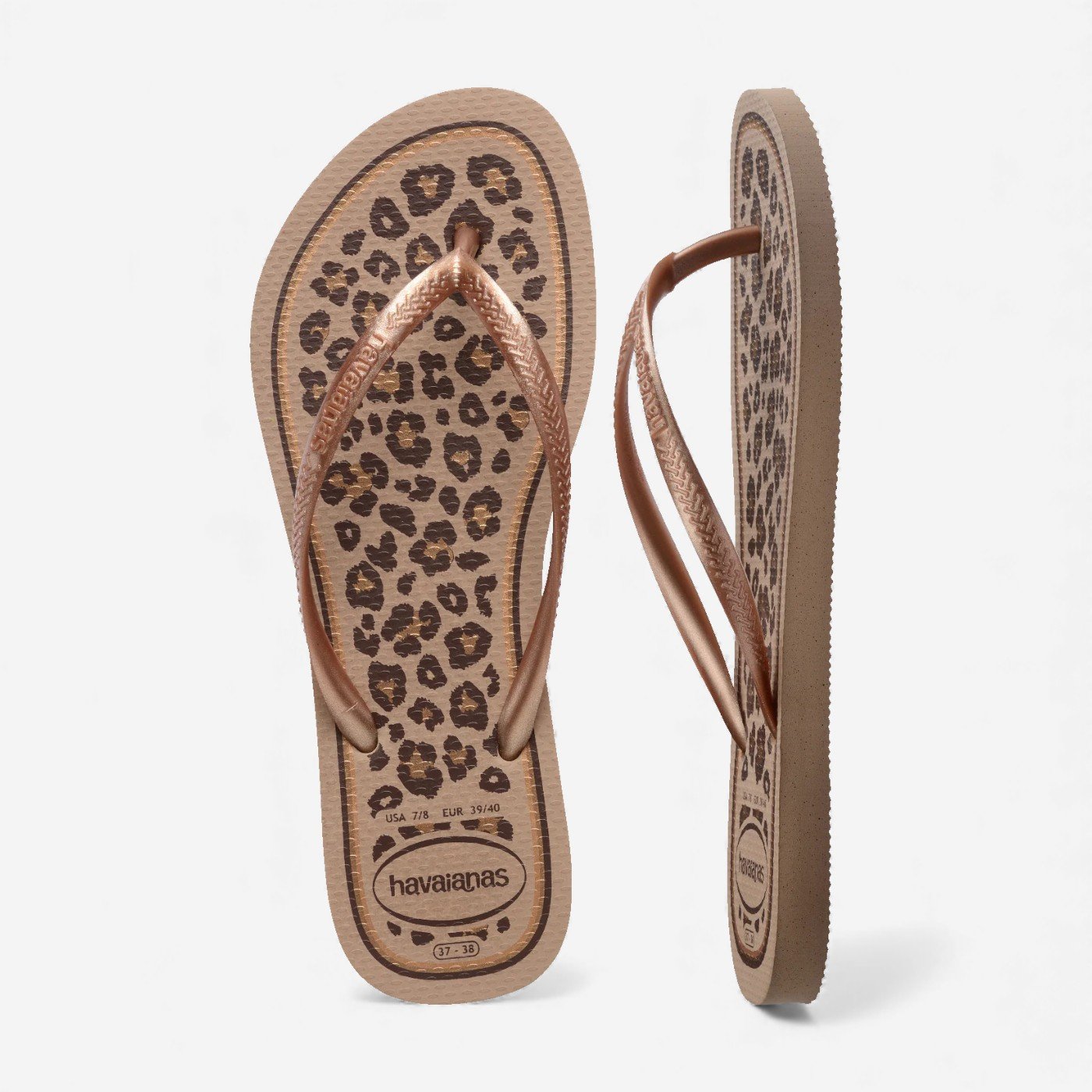 Chinelo Havaianas Slim Animals Rose Gold Rose Gold 5