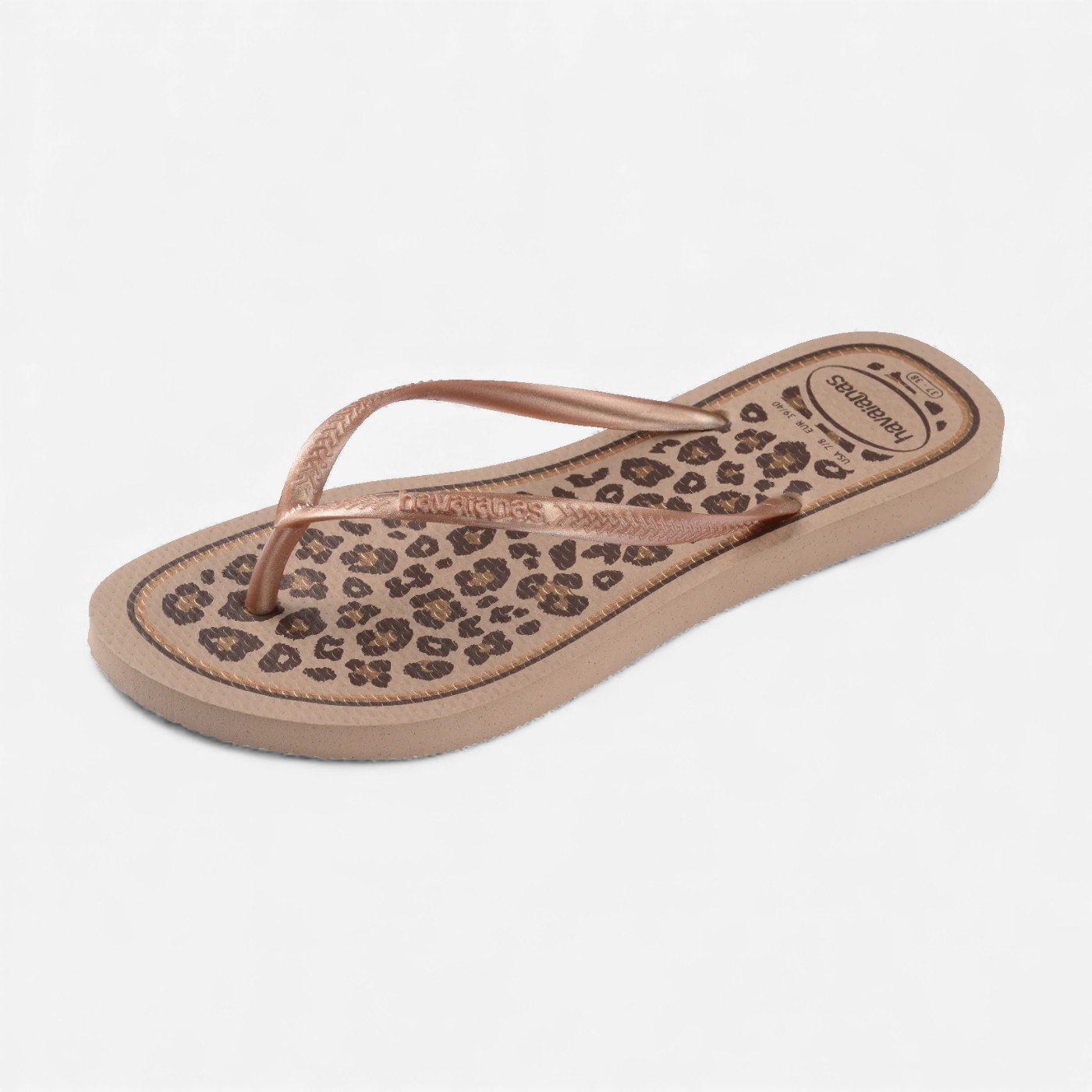 Chinelo Havaianas Slim Animals Rose Gold Rose Gold 6