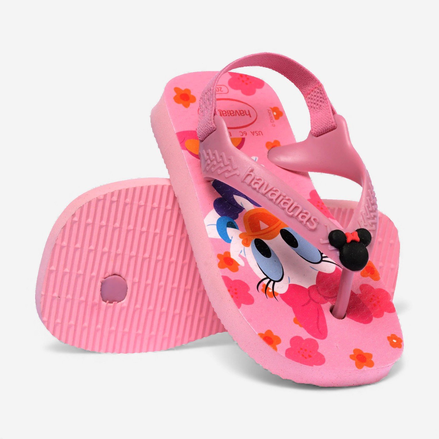 Chinelo Havaianas Baby Disney Clássicos Minnie Rosa 4