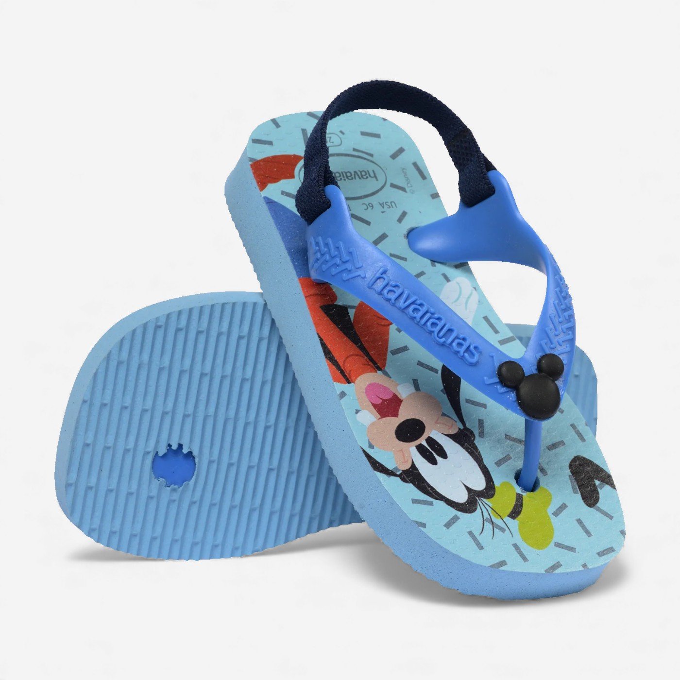 Chinelo Havaianas Baby Disney Clássicos Mickey Azul 4