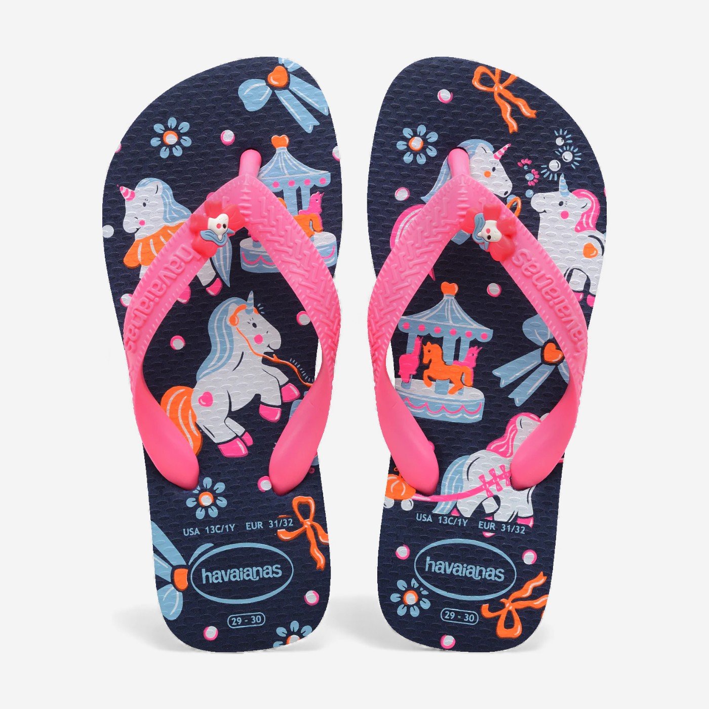 Chinelo Havaianas Fantasy Infantil Unicórnio